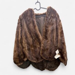 Elegant Brown mink fur Coat